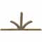 Ekena Millwork Richland Rough Sawn Timber Gable Bracket, Douglas Fir, 72"W x 42"H x 2"D x 4"F, 14/12 Pitch GBW072X42X0204RIC00RDF - alternate 5